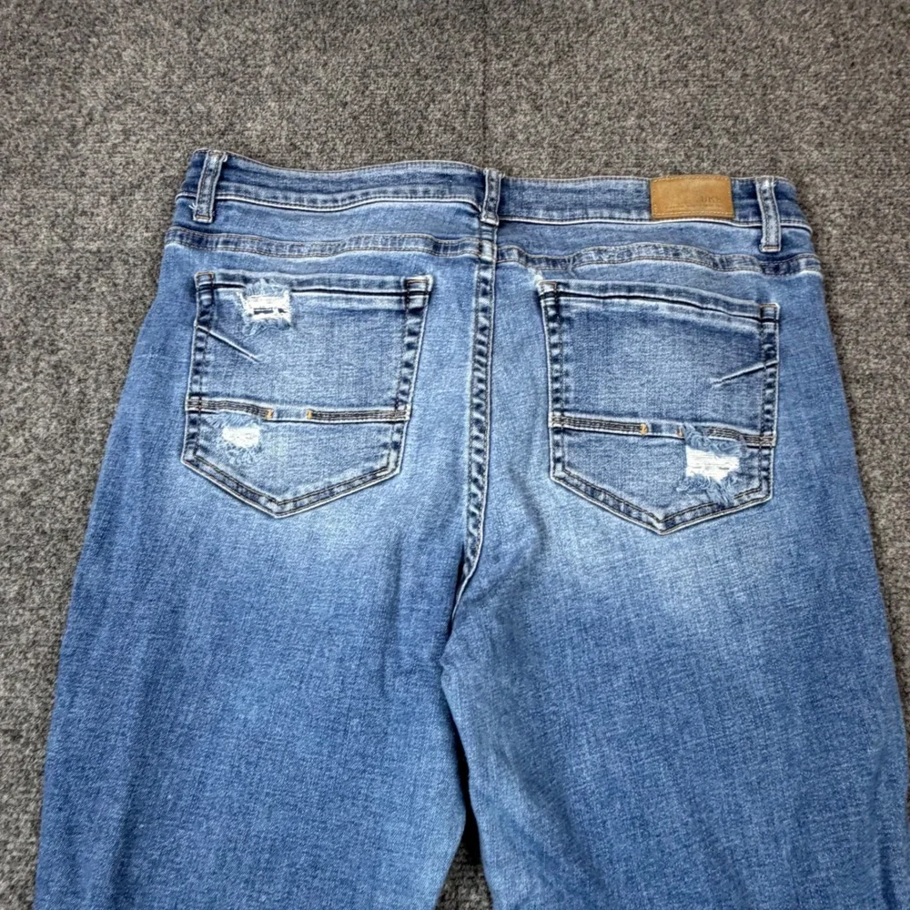 VTG BKE Payton Mid-Rise Bootcut Jeans Blue Distressed Denim Size 33x31.5 Mens